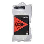Dunlop Overgrips Dunlop U-Sweat Verpakking 30 Stuks-Wit