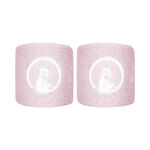Quiet Please Tenniskleding Quiet Please Short Zweetband Verpakking 2 stuks Unisex - mauve, wit