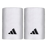 adidas Kleding adidas Zweetband Verpakking 2 stuks Unisex - wit, zwart