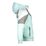Jibba Tech Windbreaker - mint/ grey/ white