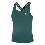 Quiet Please Tenniskleding Quiet Please Serve & Volley Tanktop Dames-groen