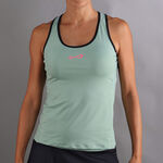 Endless Kleding Endless Mile Tanktop Dames-Groen,Donkerblauw