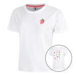 Quiet Please T-shirt Quiet Please Crush Court Essentials T-shirt Dames-wit, wit