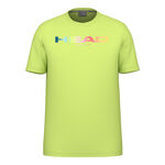 HEAD Kleding HEAD Rainbow T-shirt Heren-Limoen