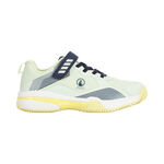 Quiet Please Tennisschoenen Quiet Please Match Velcro Clay Gravelschoen Kinderen-Limoen,Geel