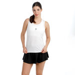 BIDI BADU Tenniskleding BIDI BADU Crew Racerback Tanktop Dames-wit