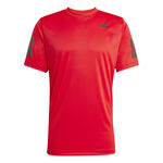 adidas Kleding adidas Club 3Stripes T-shirt Heren-rood