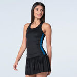 Lucky in Love Kleding Lucky in Love Racer Rib Tanktop Dames-Zwart