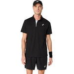 ASICS Kleding ASICS Court Polo Heren-Zwart