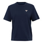 Tecnifibre Kleding Tecnifibre Graphic T-shirt Dames - donkerblauw, 