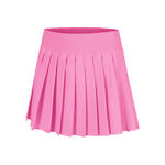 Quiet Please Tenniskleding Quiet Please Love Pleated Rok Dames - pink, wit