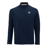 Tecnifibre Kleding Tecnifibre Thermozip Longsleeve Heren - donkerblauw, 