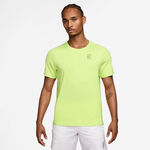 Nike Kleding Nike Court Dri-FIT Advantage T-shirt Heren-citroengeel
