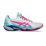 ASICS Padel schoenen ASICS Solution Speed FF 3 Padel Schoen Heren-Wit,Pink