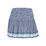 Long Borderline Smocked Skirt