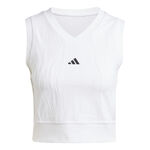 adidas Kleding adidas Crop Pro Tanktop Dames - wit, 