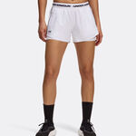 Under Armour Shorts Under Armour Tech Play Up 2in1 Short Voor Tennisballen Dames-Wit