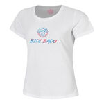 BIDI BADU Kleding BIDI BADU Logo Chill T-shirt Dames-wit