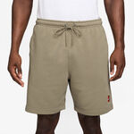 Nike Kleding Nike Court Dri-Fit Heritage Fleece Shorts Heren-olijf