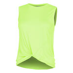Lucky in Love Kleding Lucky in Love Twist Front Tanktop Dames-Neongroen