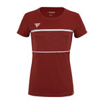 Tecnifibre Kleding Tecnifibre Team Tech T-shirt Dames-Donkerrood