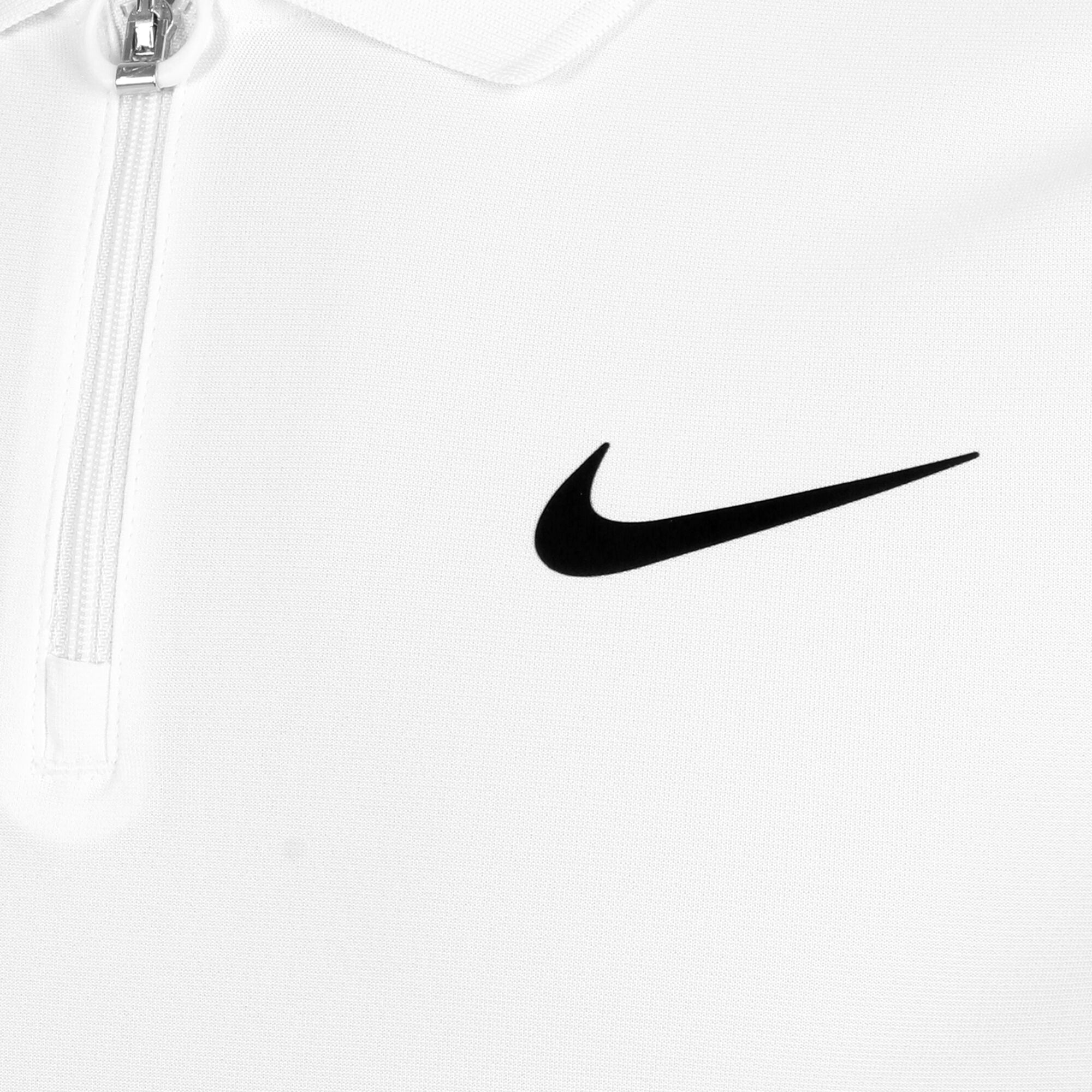 Nike Dri-Fit Court Advantage Polo Heren-Wit,Goud Tennis-Point - Main Image