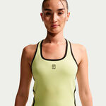 Nike Tanktop Nike Court Dri-Fit Advantage Tanktop Dames-limoen