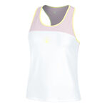 Quiet Please Kleding Quiet Please Mind Racerback Tanktop Dames-Wit,Mauve