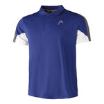 HEAD Kleding HEAD Club 22 Tech Polo Heren-Blauw,Wit