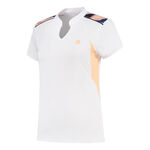 K-Swiss Kleding K-Swiss Hypercourt Advantage 3 T-shirt Dames - wit, abrikoos
