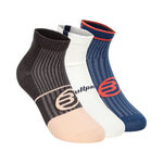 Bullpadel Kleding Bullpadel Tennissokken Verpakking 3 Stuks Dames-Veelkleurig