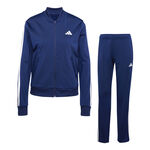 adidas Kleding adidas 3 Stripes Trainingspak Dames-Donkerblauw