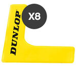 Dunlop Trainingsbenodigdheden Dunlop Markeringshoek Verpakking 8 Stuks-Geel