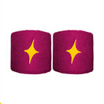 Starvie Kleding Starvie Zweetband Verpakking 2 Stuks-Paars,Geel