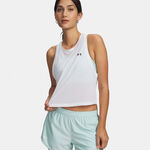 Under Armour Tanktop Under Armour Tech Sport Mesh Crop Tanktop Dames-wit, zwart