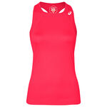 ASICS Kleding ASICS Club Tanktop Dames-Koraal,Wit