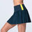 Racer Rib Pleated Skirt