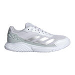 adidas Schoenen adidas Courtquick Padel schoen Dames-zilver, wit