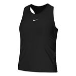 Nike Tenniskleding Nike Dri-Fit Victory Tanktop Dames-Zwart,Wit