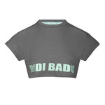 BIDI BADU Kleding BIDI BADU Abdominis Crop Move T-shirt Dames-Grijs