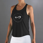 Endless Padelbekleidung Endless Cercle Tanktop Dames-Zwart