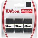 Wilson Overgrips Wilson Advantage Overgrip Verpakking 3 Stuks-Zwart