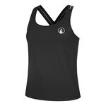 Quiet Please Tenniskleding Quiet Please Serve & Volley Tanktop Dames-zwart