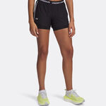 Under Armour Kleding Under Armour Tech Play Up 2in1 Short Voor Tennisballen Dames-Zwart