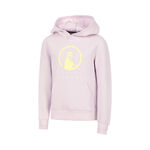 Quiet Please Kleding Quiet Please Mind Baseline Logo Sweater Met Capuchon Meisjes-Mauve,Geel