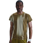 Nike Kleding Nike Court Dri-Fit Victory Print T-shirt Heren-Olijf