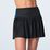 Racer Rib Pleated Skirt