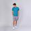 Falou Tech Tee - petrol/ grey
