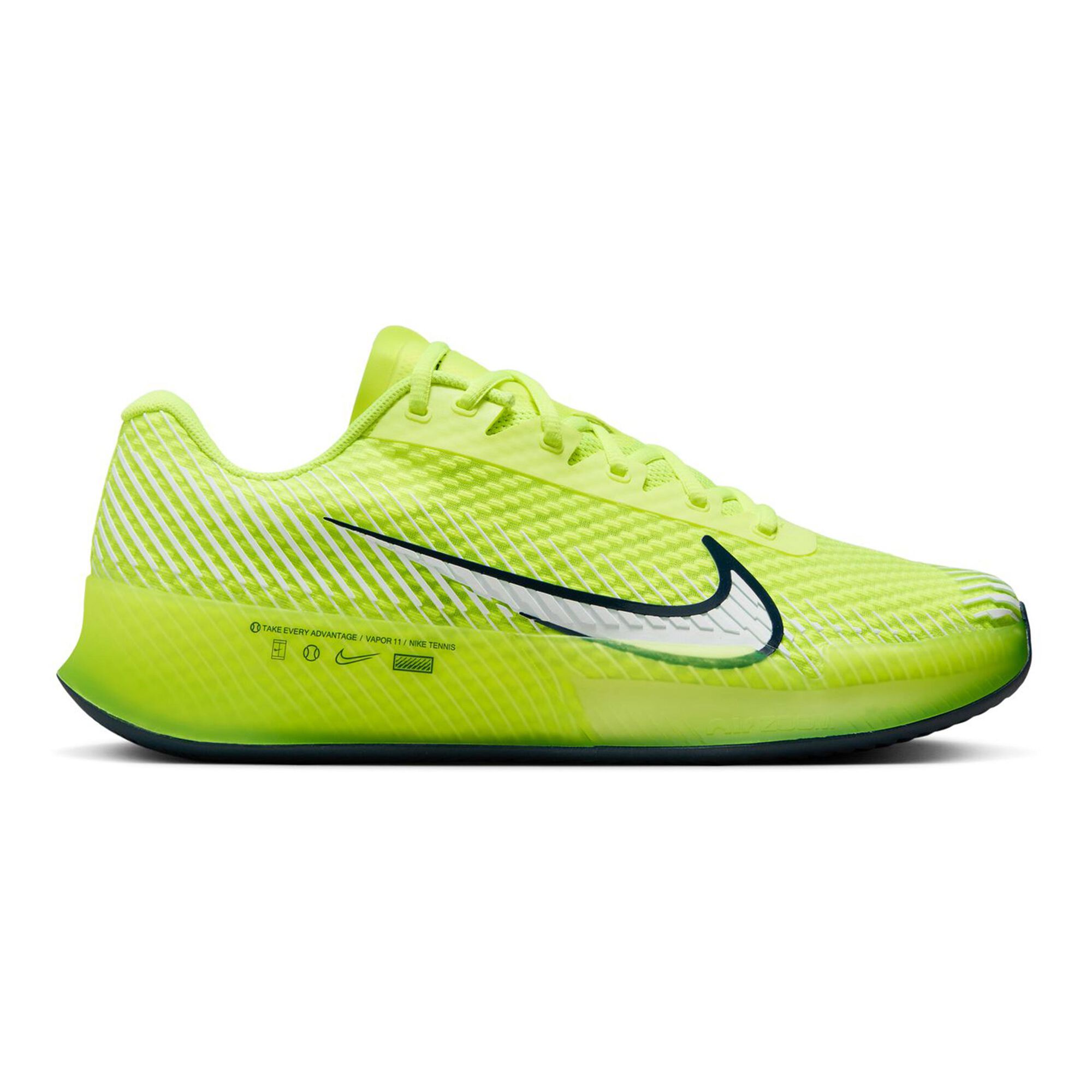 Air Zoom Vapor 11 Gravelschoen Heren neongeel,
