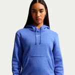 Nike Kleding Nike Phoenix Fleece Mid Rise Trainingsbroek Dames-blauw, wit